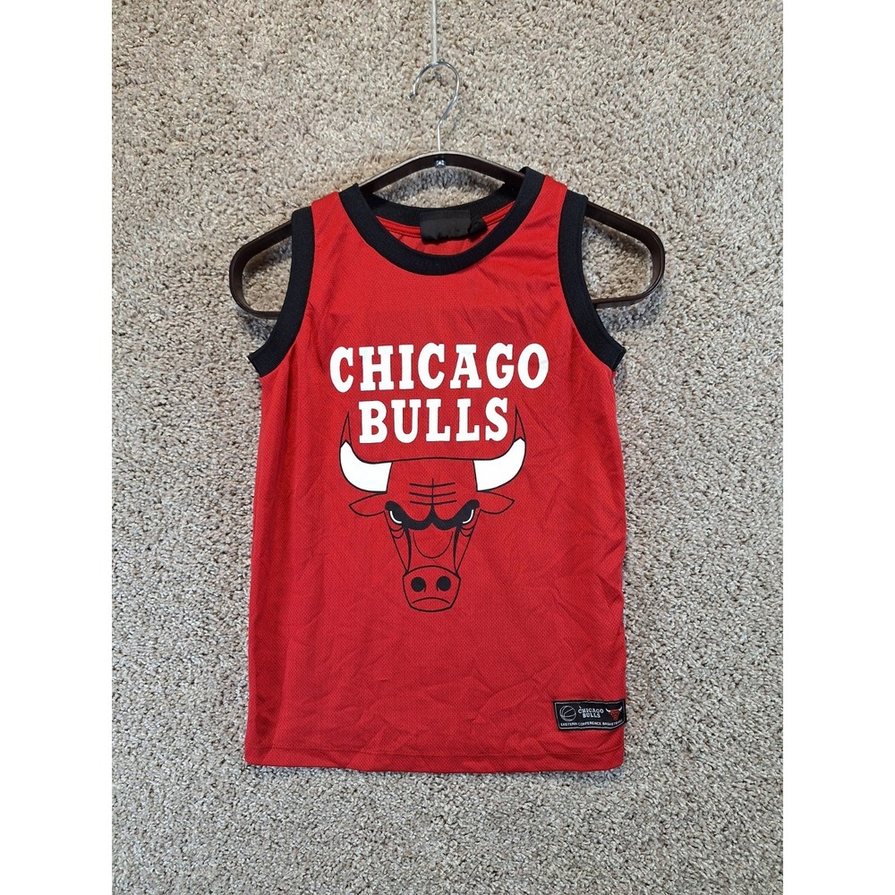 Chicago‎ Bulls Zach Lavine #8 Tank Top Youth 9-10Years Red Black NBA Basketball